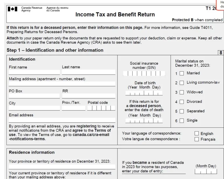 Income Tax Form