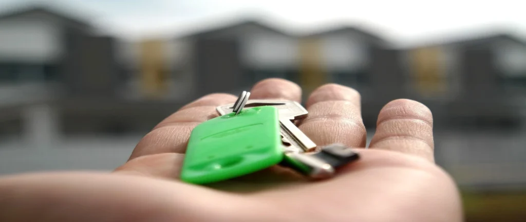 House Key in the hand